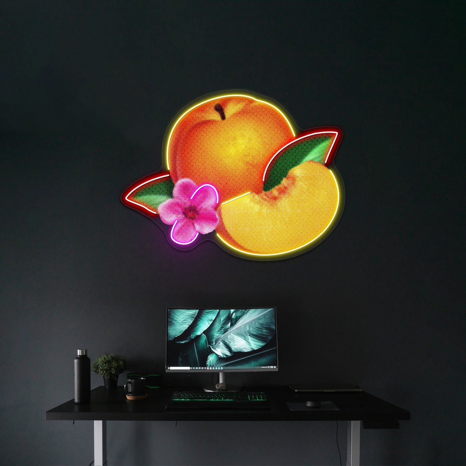 Bankrupt Peach Artwork Led Neon Sign