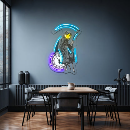 Banksy Rainbow Lion Graffiti Pop Art Painting Artwork Led Neon Sign - Shineneon