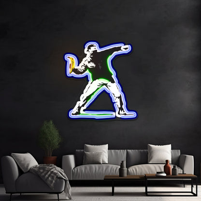 Banksy Underground Dancign Artwork Led Neon Sign - LED neon sign view 5