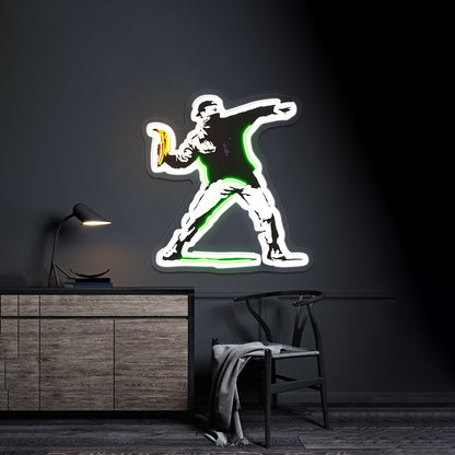 Banksy Underground Dancign Artwork Led Neon Sign - LED neon sign view 8
