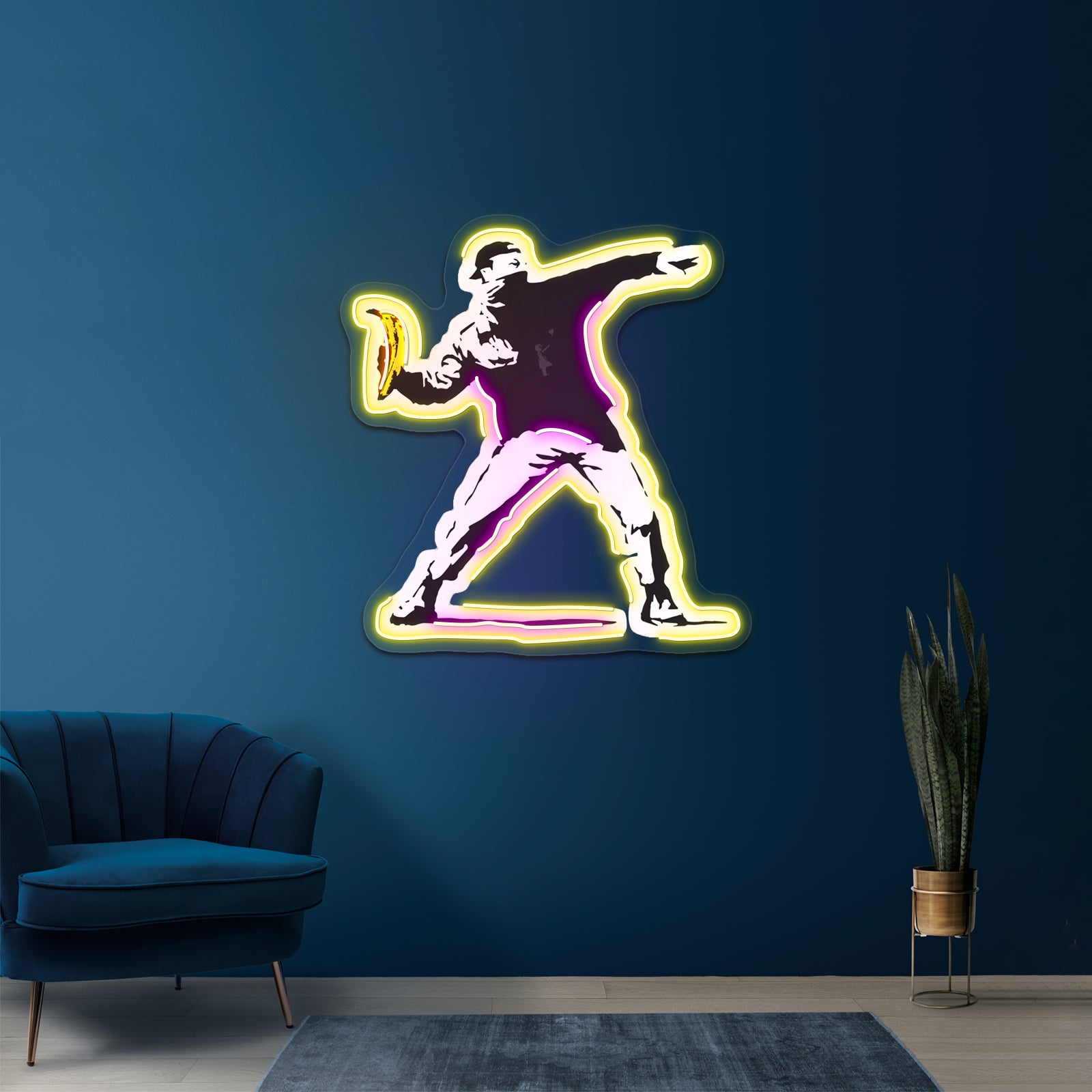 Banksy Underground Dancign Artwork Led Neon Sign - LED neon sign view 7