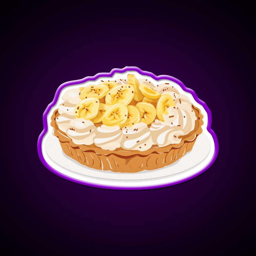 Banoffee Pie Snack Food Led Neon Sign Rgb Color - Shineneon