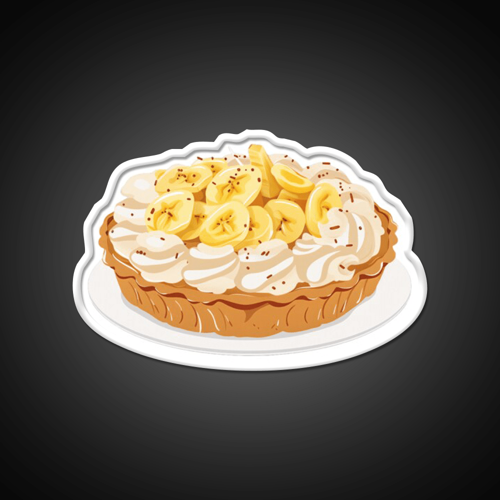 Banoffee Pie Snack Food Led Neon Sign Rgb Color - Shineneon