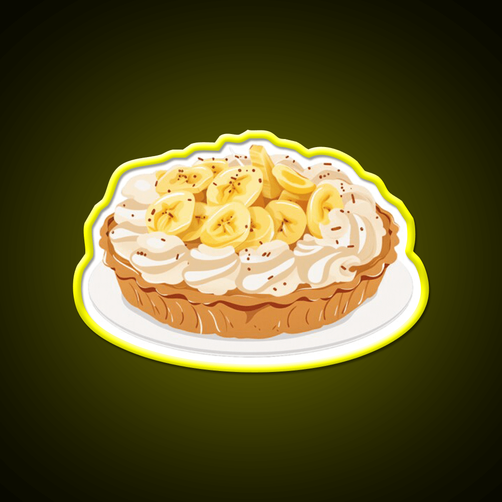 Banoffee Pie Snack Food Led Neon Sign Rgb Color - Shineneon