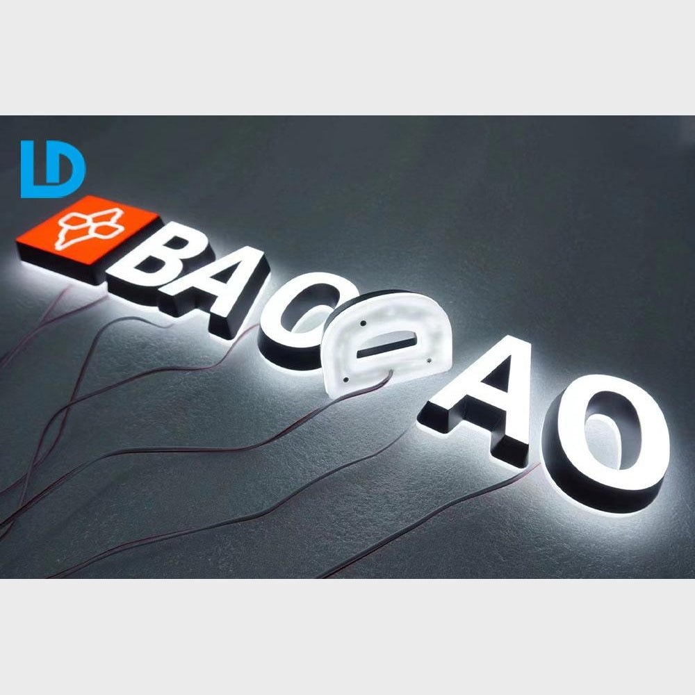 Baodao 3D Frontlit And Backlit Channel Letter Led Light Sign - Shineneon