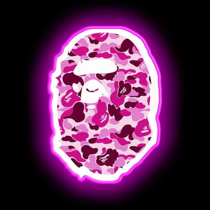 Bape Neon Sign Camo Neon Sign
