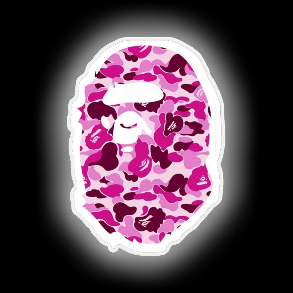Bape Neon Sign Camo Neon Sign