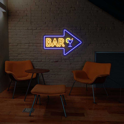 Bar Arrow Led Neon Sign | Shineneon