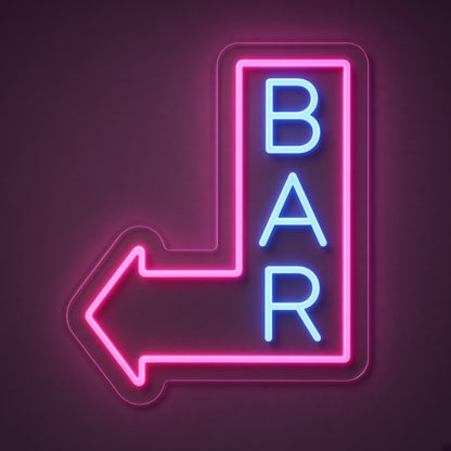 Bar Arrow LED Neon Sign