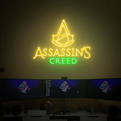 Bar Assassins Creed Art Led Neon Sign Wall Art Gift - Shineneon