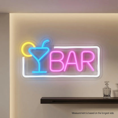 Bar Business LED Neon Sign Wall Decor - 04 Size Image