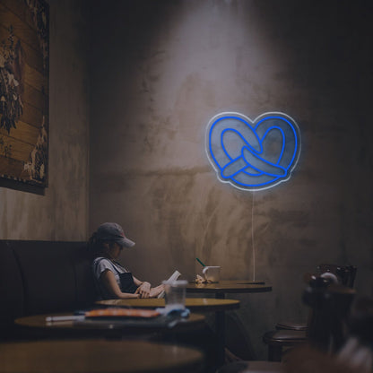 Bar Cafe The Glow Of Pretzel Led Neon Sign - Shineneon