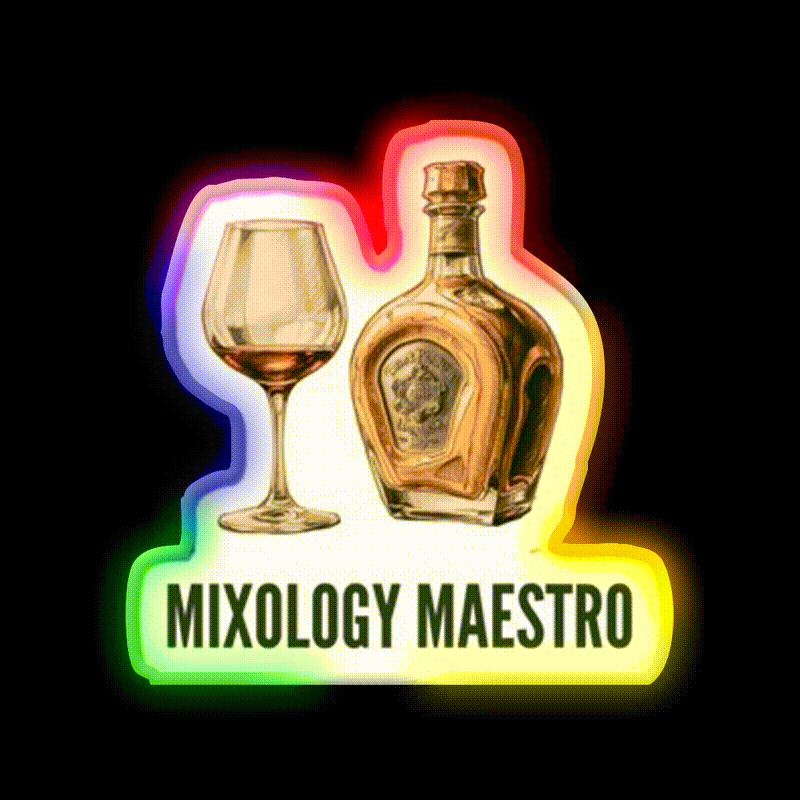 Bar Chef Man Cave Bar Led Neon Sign Rgb Color