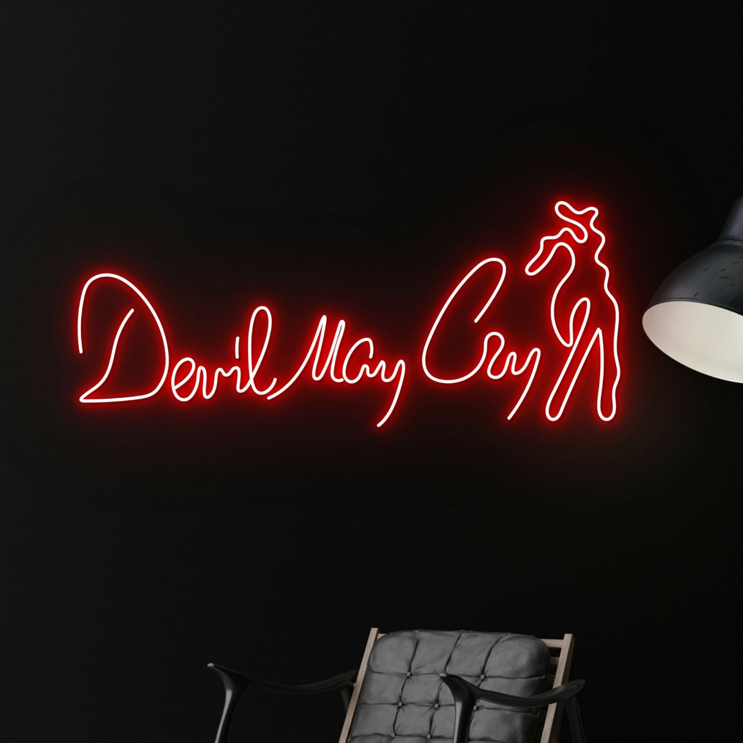 Bar Club With Devil May Cry Led Neon Sign Decor - Shineneon