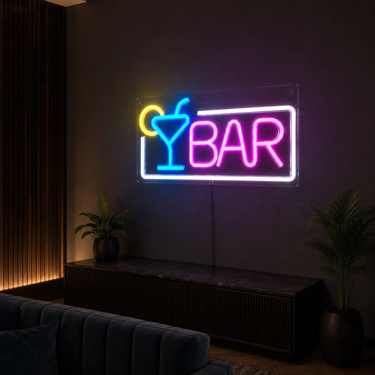 Bar Cocktail Glass LED Neon Sign - Shineneon