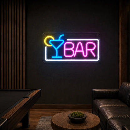 Bar Cocktail Glass LED Neon Sign - Shineneon