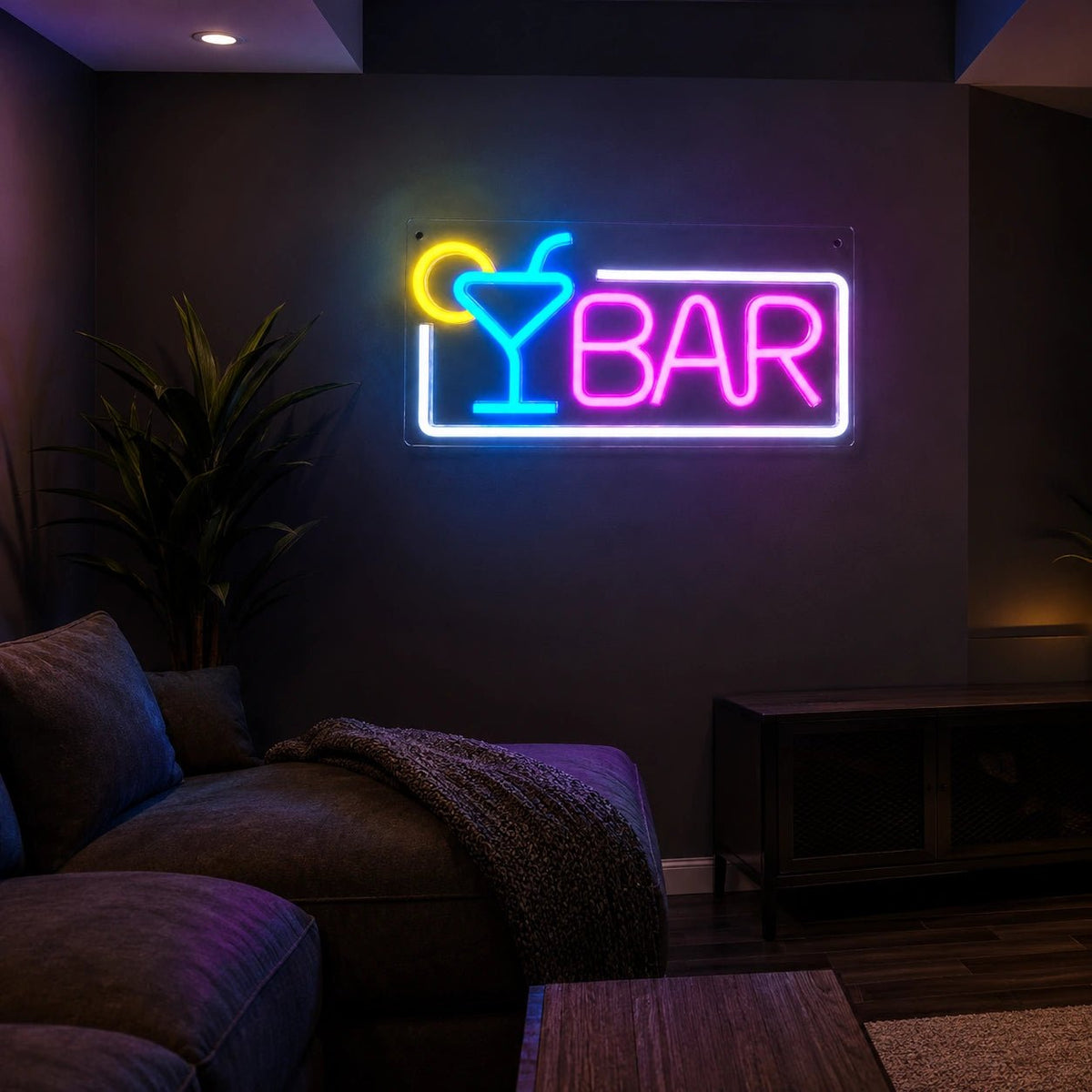 Bar Cocktail Glass LED Neon Sign - Shineneon