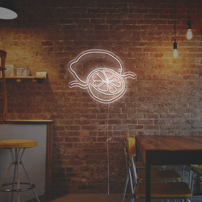 Bar Kitchen Or Summer Event With The Sliced Lemon Led Neon Sign | Shineneon