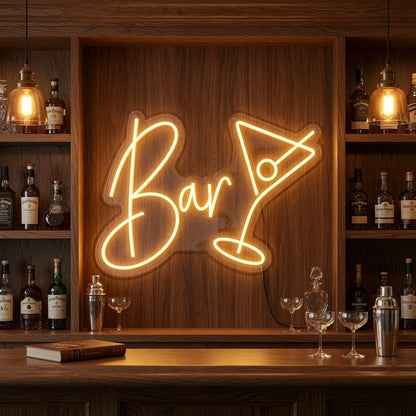 Bar LED Neon Sign Bedroom Decor - 03 Real Lifestyle Scene