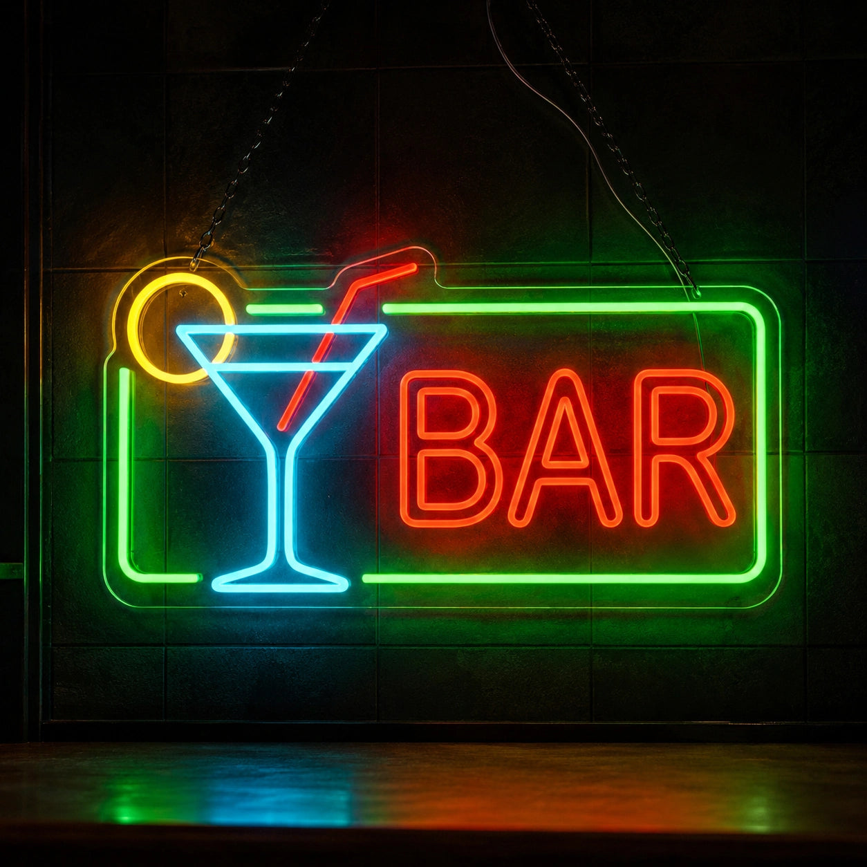 Bar LED Neon Sign Home Wall Art - 01 Original Product Image