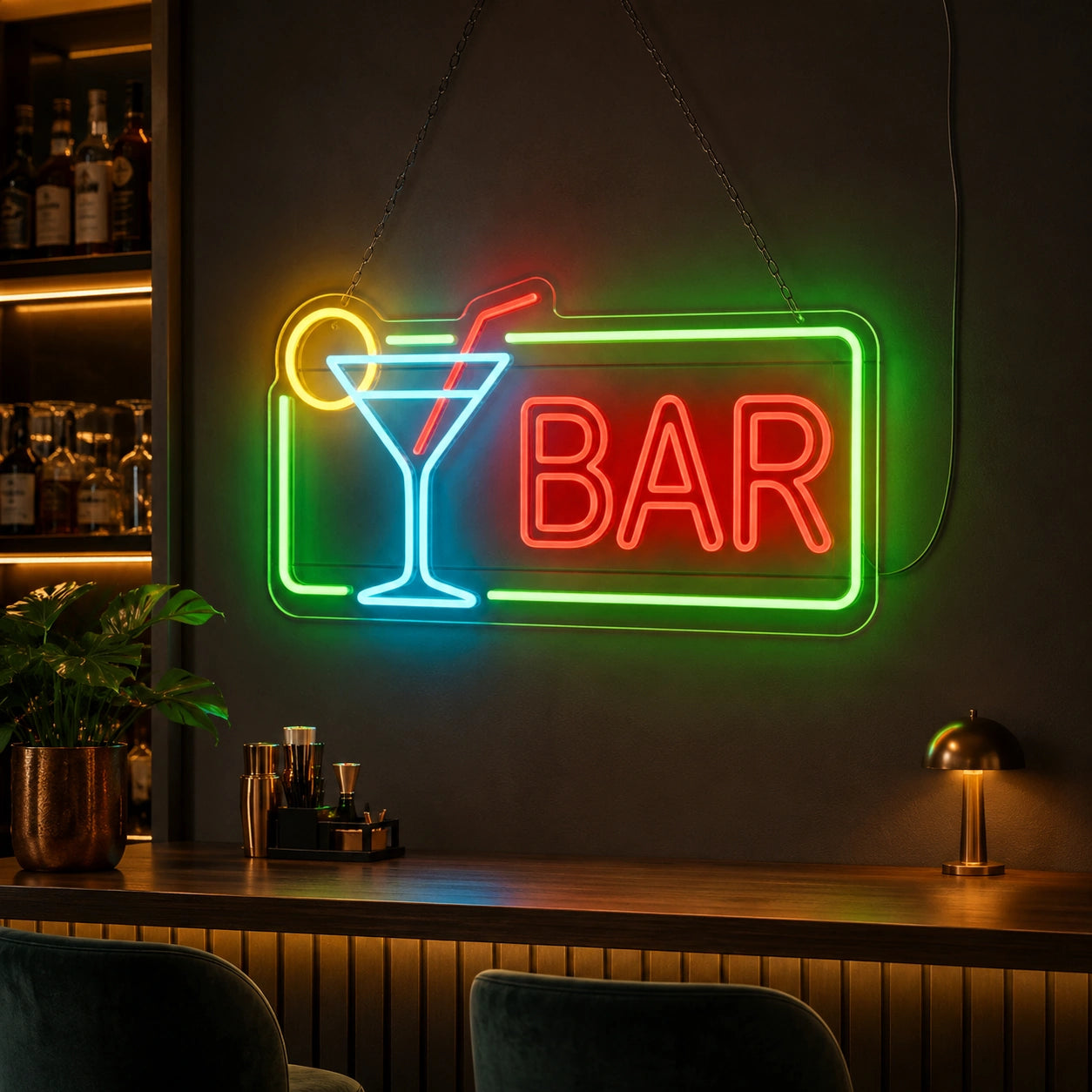 Bar LED Neon Sign Home Wall Art - 04 Size Image