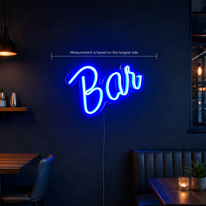 Bar LED Neon Sign Home Wall Art Wall Neon Sign - 04 Size Image
