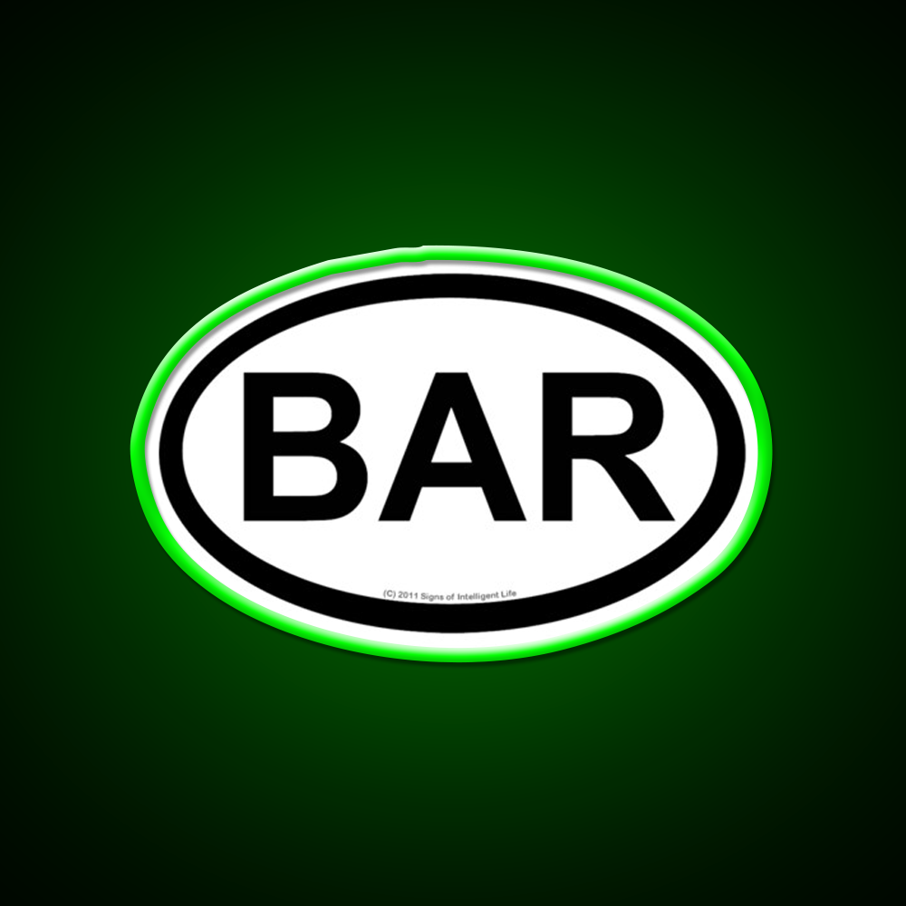 Bar Location Man Cave Bar Led Neon Sign Rgb Color