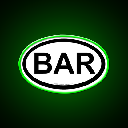 Bar Location Man Cave Bar Led Neon Sign Rgb Color
