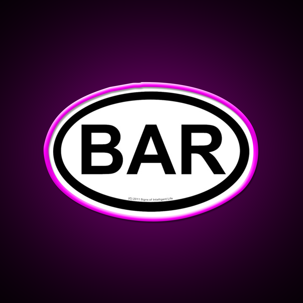Bar Location Man Cave Bar Led Neon Sign Rgb Color