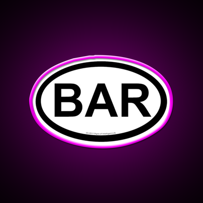 Bar Location Man Cave Bar Led Neon Sign Rgb Color
