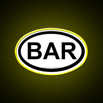 Bar Location Man Cave Bar Led Neon Sign Rgb Color