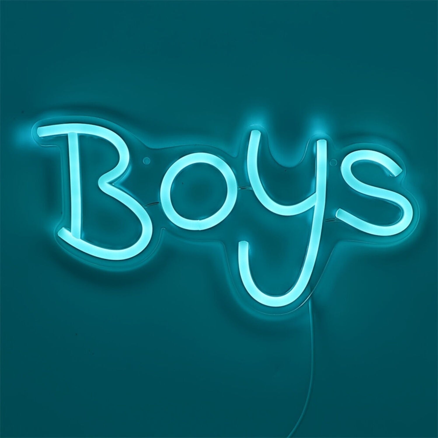 Bar Man Cave And Game Nights With Ice Blue Boys Led Neon Sign - Shineneon