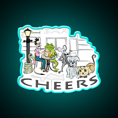 Bar Man Cave Bar Led Neon Sign Rgb Color