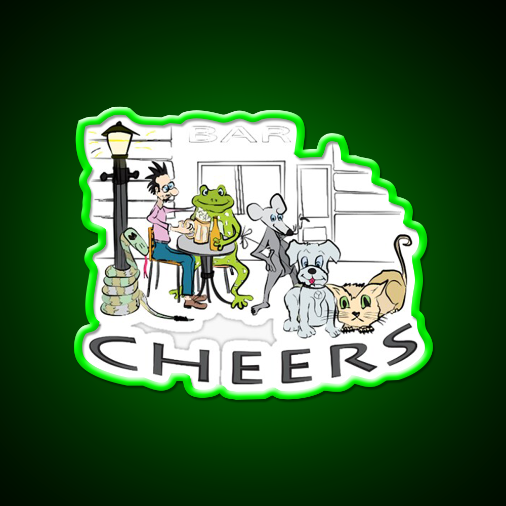 Bar Man Cave Bar Led Neon Sign Rgb Color