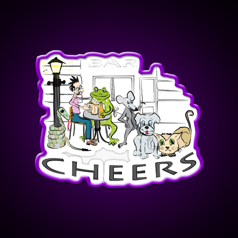 Bar Man Cave Bar Led Neon Sign Rgb Color