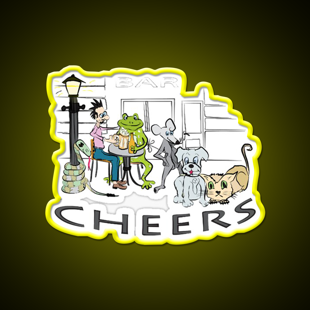 Bar Man Cave Bar Led Neon Sign Rgb Color