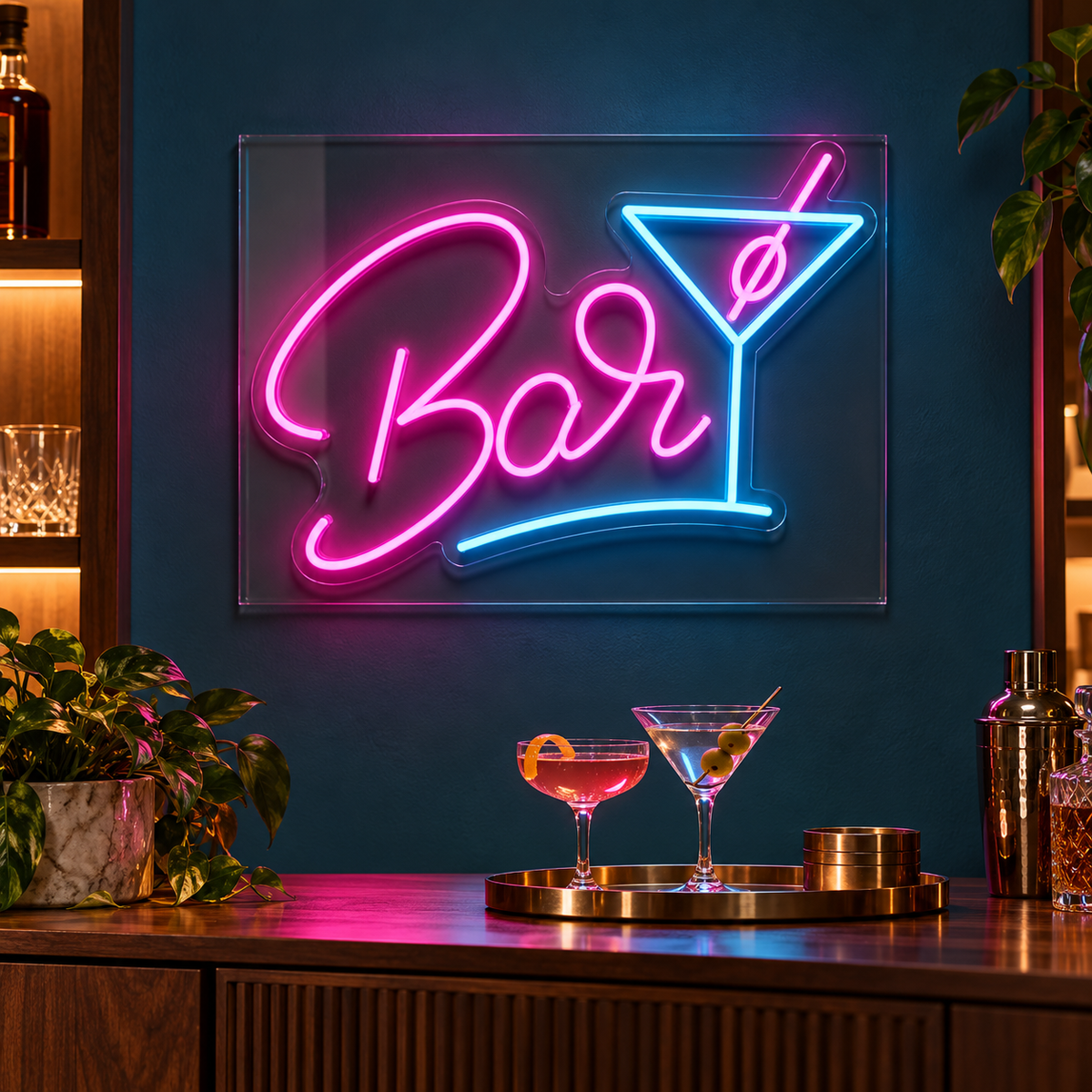 Bar Martini LED Neon Sign