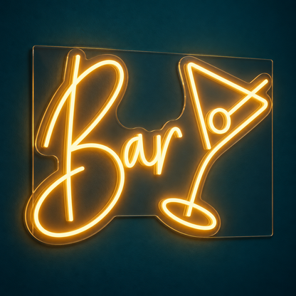 Bar Martini LED Neon Sign