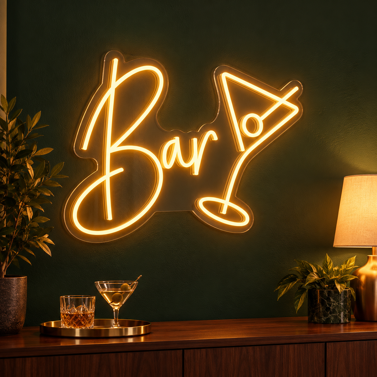 Bar Martini LED Neon Sign