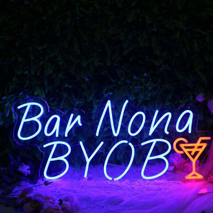 Bar Nona Byob Cocktails Neon Sign | Shineneon