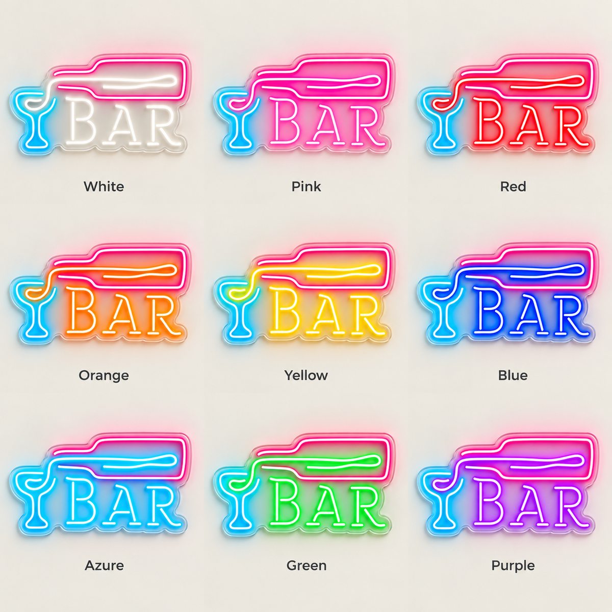 Bar LED Neon Sign