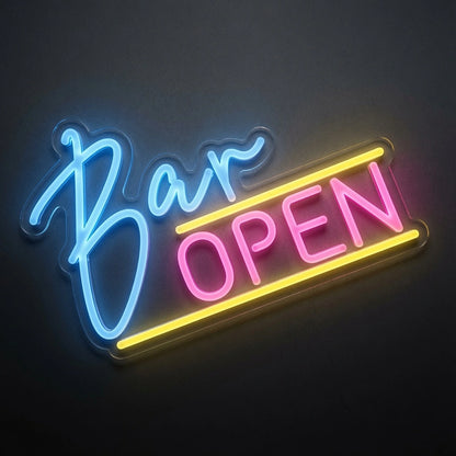 Bar Open Business LED Neon Sign Wall Decor - 01 Original Product Image