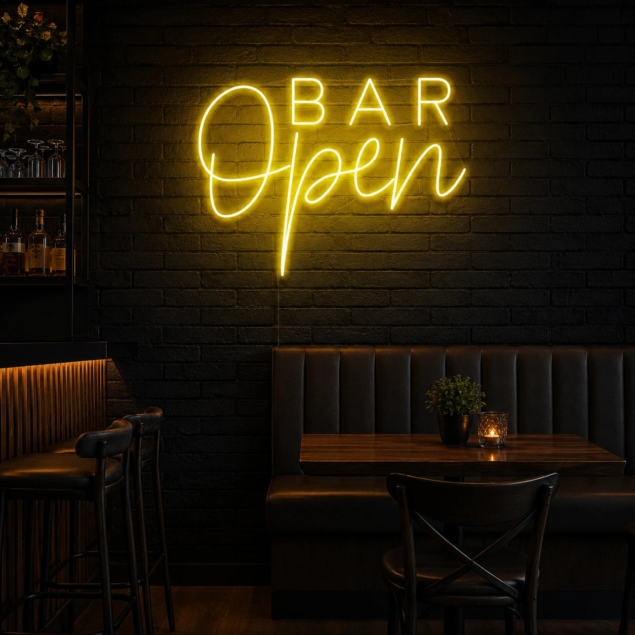 Bar Open LED Neon Sign - 01 Original Product Image