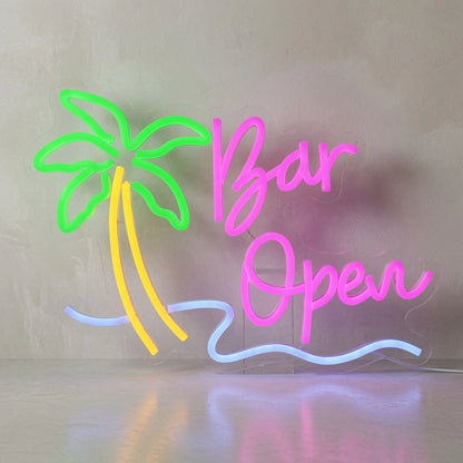 Bar Open LED Neon Sign Bedroom Decor - 01 Original Product Image
