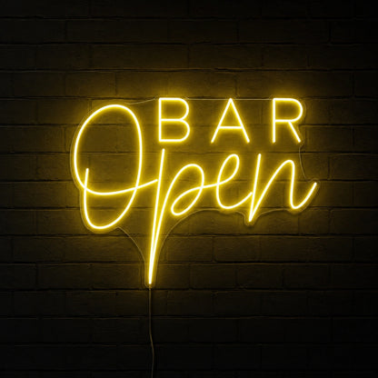 Bar Open LED Neon Sign Wall Neon Sign - 01 Original Product Image