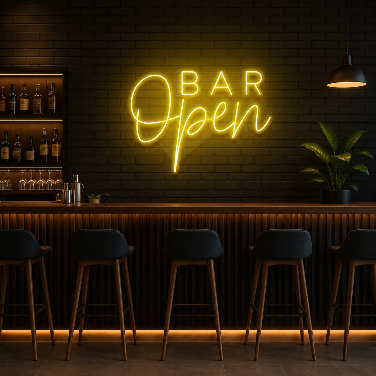 Bar Open LED Neon Sign Wall Neon Sign - 04 Size Image