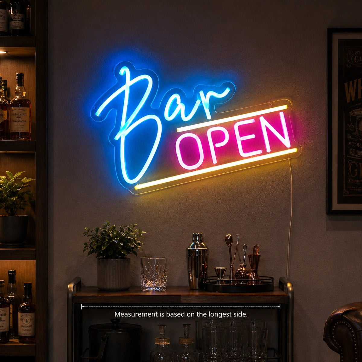 Bar Open Man Cave LED Neon Sign - Shineneon