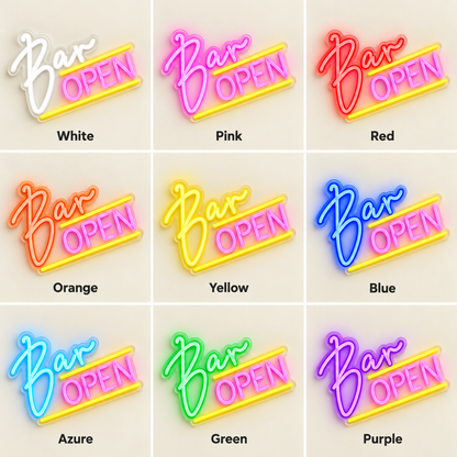 Bar Open LED Neon Sign