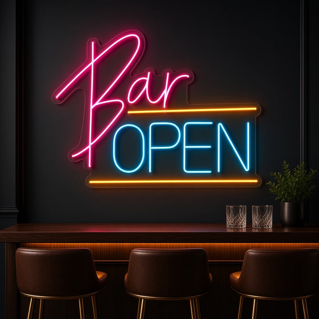 Bar Open LED Neon Sign