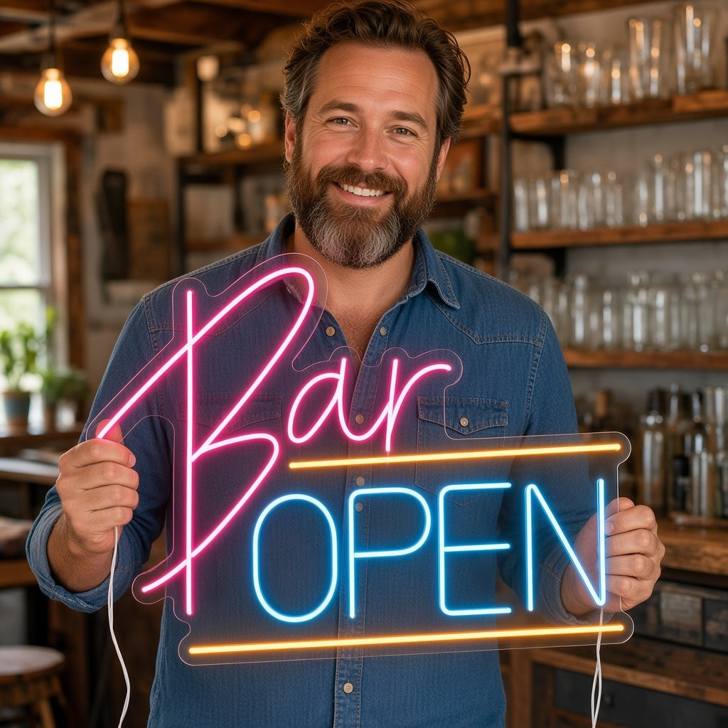 Bar Open LED Neon Sign